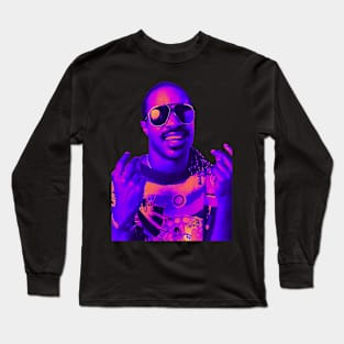 Outrun Stevie Wonder Long Sleeve T-Shirt